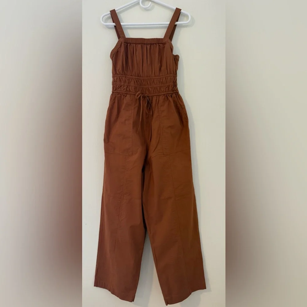 Universal Thread Cropped Rust Jumpsuit/Romper Sz S - Picture 11 of 11